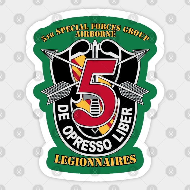 5th Special Forces Group Sticker by MBK